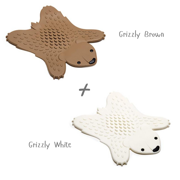 Pack Bajo plato GRIZZLY WHITE y BROWN