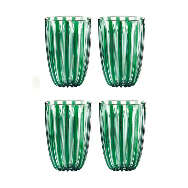 Set de 4 vasos Dolcevita esmeralda de Guzzini