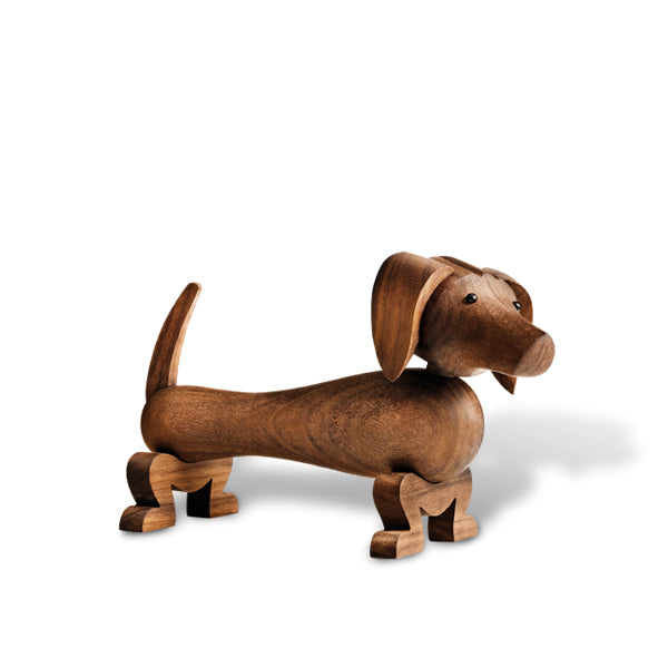 Figura de madera Dachshund de Kay Bojesen, perro salchicha