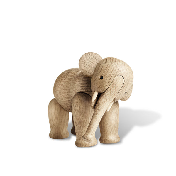 Figura de madera Elephant mini de Kay Bojesen, elefante pequeño de roble