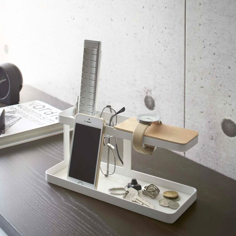ORGANIZADOR TORRE ESCRITORIO <br> Blanco <br> Yamazaki
