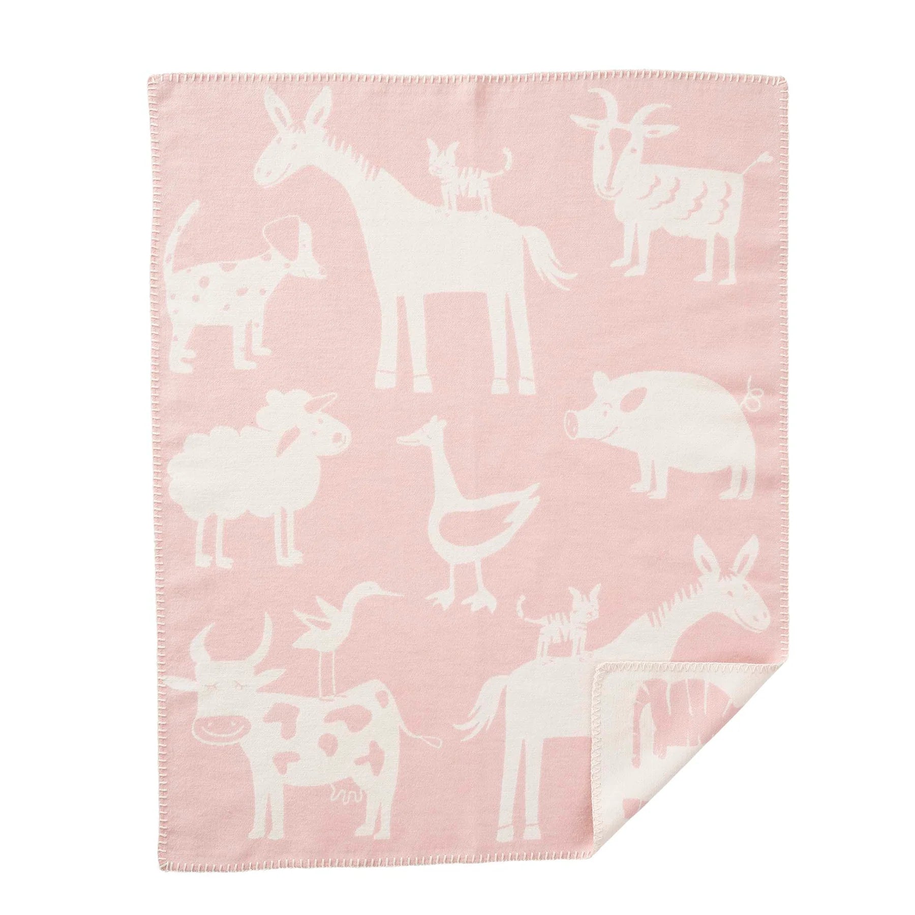 FARM PINK <br> Manta para niños <br> Klippan