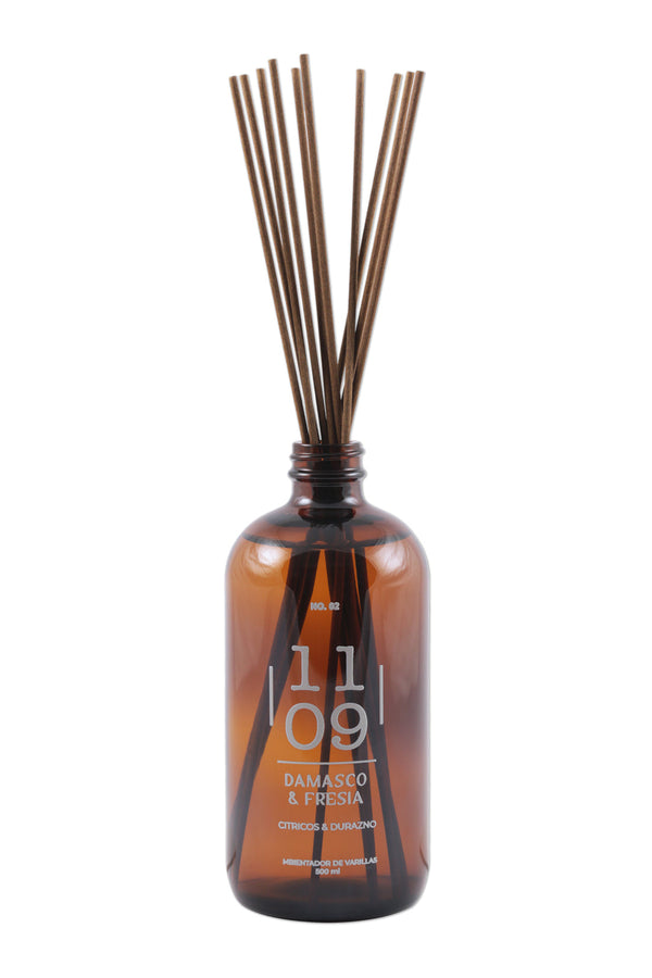 DAMASCO & FRESIA<br> Ambientador varillas 500ml<br> 1109