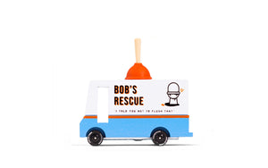 PLUMBING VAN <br> Auto de madera <br> Candylab