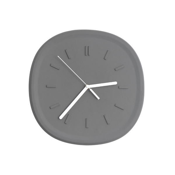 Reloj de pared concreto modelo London Gris