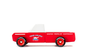 LONGHORN RED <br> Auto de madera <br> Candylab
