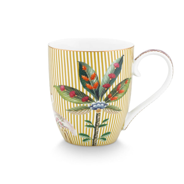 Taza Tamaño XL La Majorelle Amarillo 450ml – Cerámica, Diseño Holandés Original