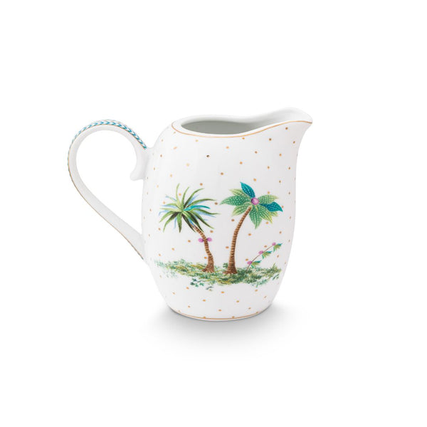 Jarra Jolie con Puntos Dorado 250ml – Cerámica, Diseño Holandés Original