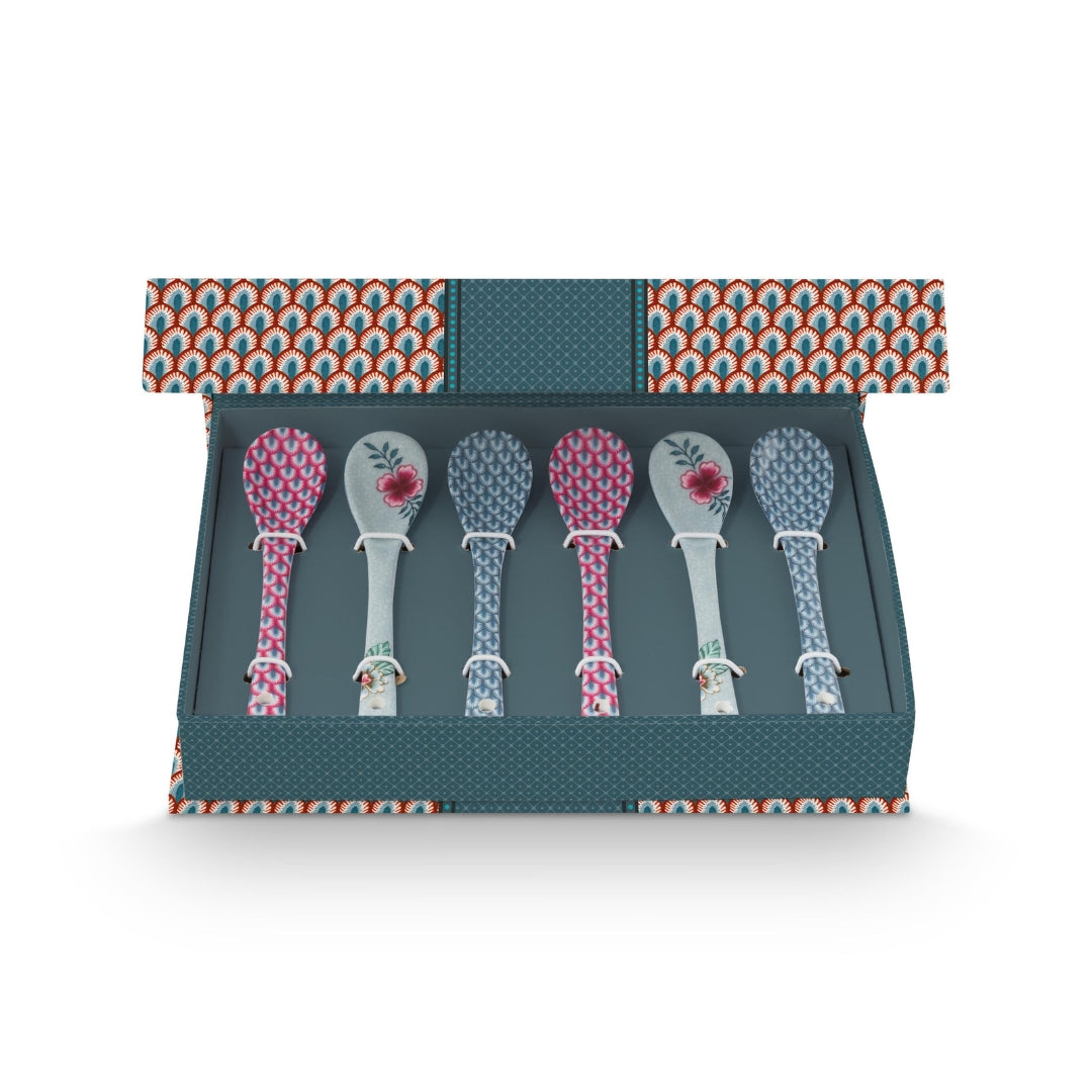 ORIENTAL FESTIVAL DE FLORES AZÚL <br> Cucharitas <br> Pip Studio