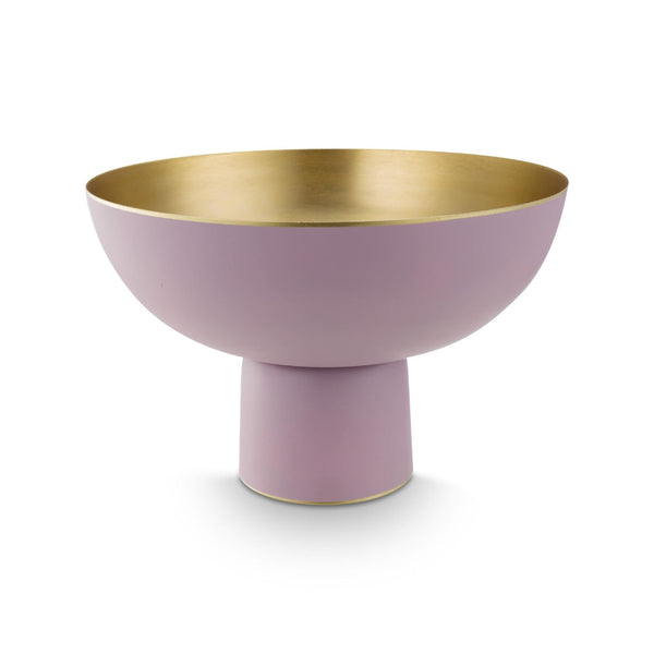 Bandeja Alta Metal Mate Lila 20x30cm – Metálico, Diseño Holandés Original