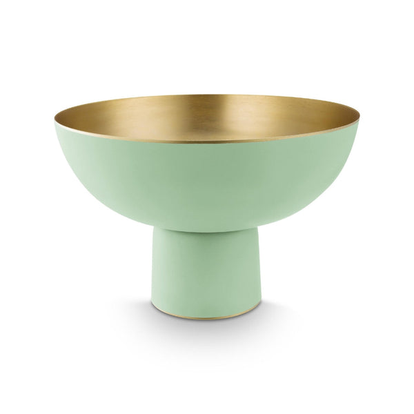 Bandeja Alta Metal Mate Bright Verde 30x20cm – Metálico, Diseño Holandés Original