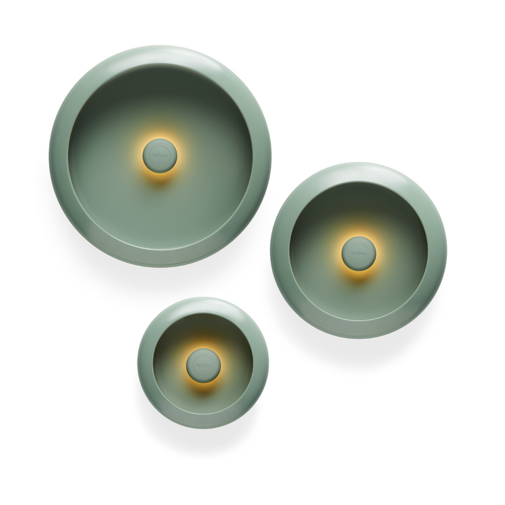 Set de 3 bandejas lámpara Oloha verdes de Fatboy