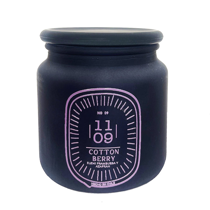 Vela aromática XL COTTON BERRY de 1109, cera de soya, aroma a algodón de azúcar y cedro