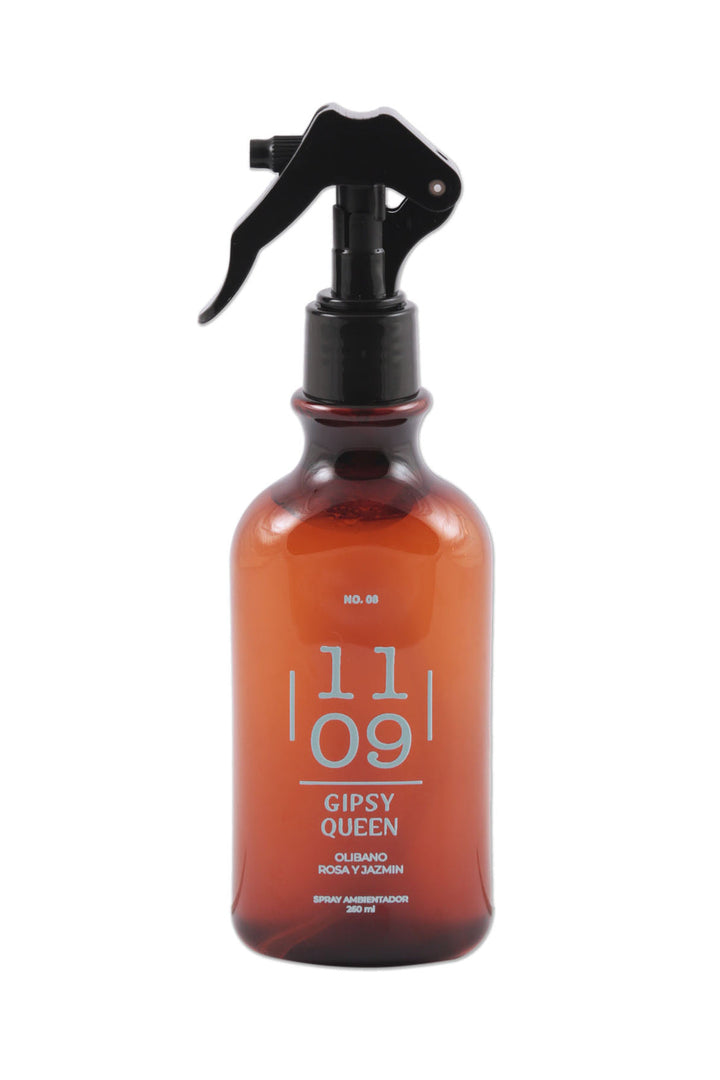 Spray ambientador GIPSY QUEEN 260 ml de 1109, aroma floral a rosa, jazmín y violeta