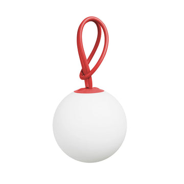 Lámpara portátil Bolleke roja de Fatboy, recargable e inalámbrica