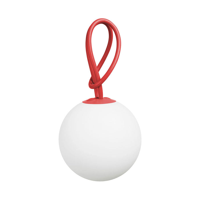 Lámpara portátil Bolleke roja de Fatboy, recargable e inalámbrica