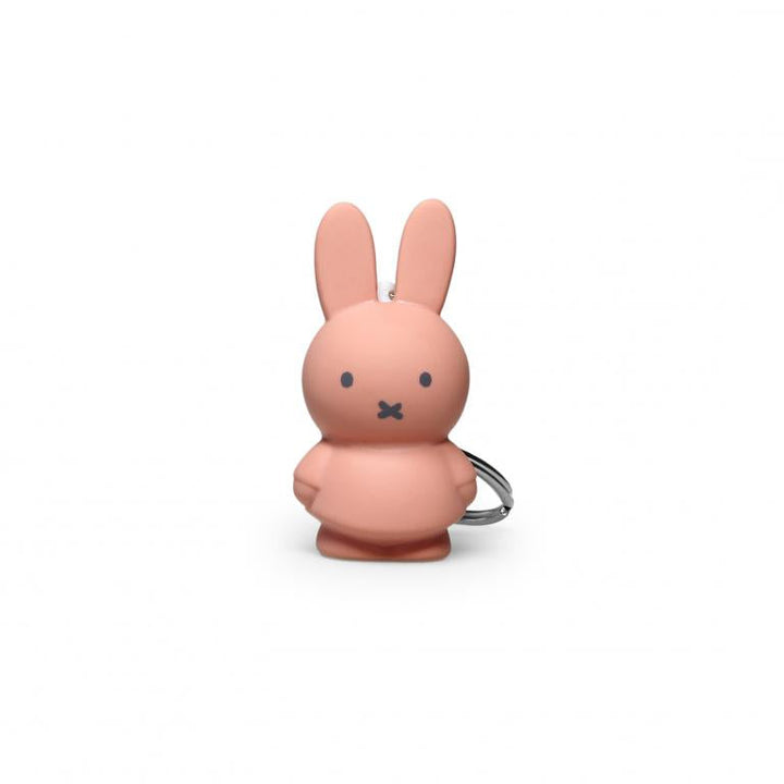 Llavero Miffy de 6,2 cm color salmón, de PVC libre de ftalatos