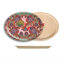 Cargar imagen en el visor de la galería, PAISLEY FLORAL OVAL &lt;br&gt; Bandeja &lt;br&gt; Avenida Home
