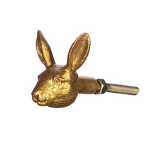 Cargar imagen en el visor de la galería, GOLD RABBIT HEAD &lt;br&gt; Tirador &lt;br&gt; Sass &amp; Belle
