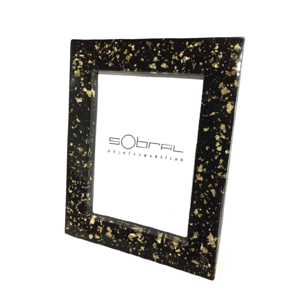 METALIQUE PRETO <br> Porta retrato 13x18 <br> Sobral