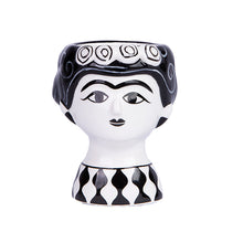 Cargar imagen en el visor de la galería, CARLOS &amp; MARISOL B/W &lt;br&gt; Set 2 copas para huevos &lt;br&gt; Kitsch Kitchen
