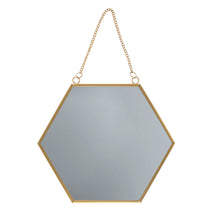Cargar imagen en el visor de la galería, TOUCH OF GOLD HEXAGON &lt;br&gt; Espejo &lt;br&gt; Sass &amp; Belle
