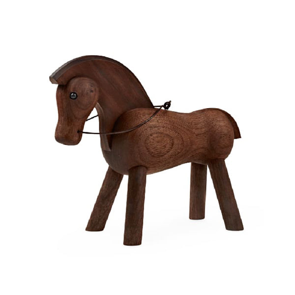 Figura de madera Horse walnut de Kay Bojesen, caballo de nogal