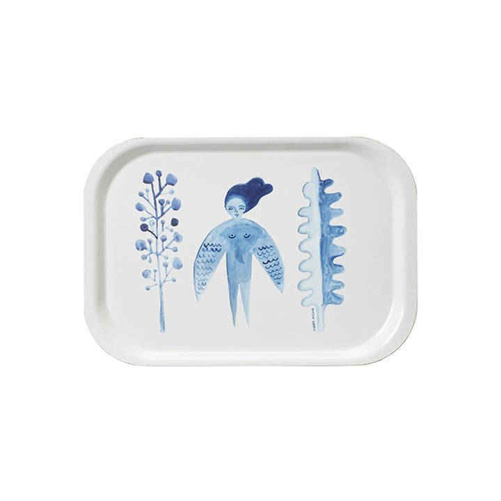 Bandeja MOTHER NATURE de Donna Wilson, melamina ilustrada, 27 x 18 cm