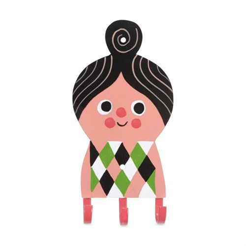 Gancho triple Mrs. Pickett de Kitsch Kitchen, señora con moño
