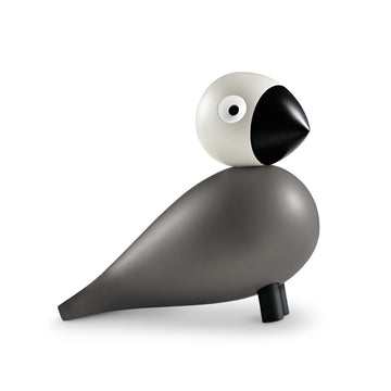Figura de madera Songbird Ernst de Kay Bojesen, pájaro gris