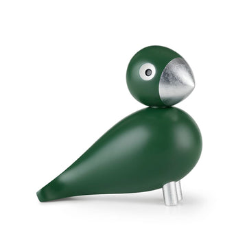 Figura de madera Songbird Georg de Kay Bojesen, pájaro verde