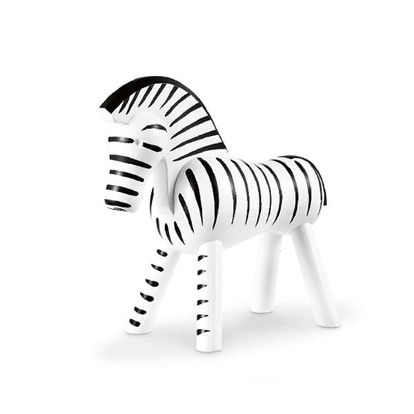 Figura de madera Zebra de Kay Bojesen, cebra pintada a mano